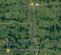 Imóvel Rural Gleba 34 com 45,7370ha em Colorado do Oeste/RO