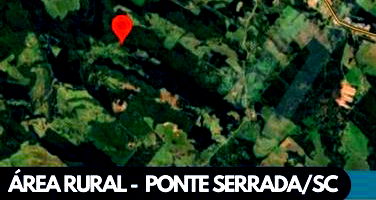 Sítio Rural em Ponte Serrada com 298.300m² e 50% OFF