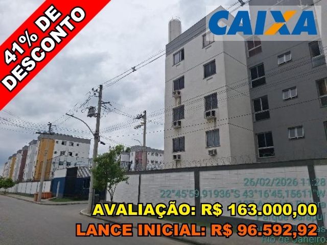 Apartamento 2 quartos em Duque de Caxias/RJ com 47,19m²