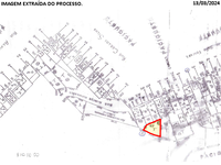 Terreno de 304,70 m² com edificações não averbadas