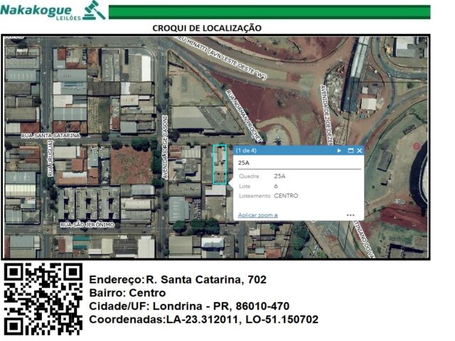 Data de Terras em Londrina com 302m² Construídos