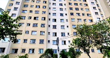 Apartamento 2 quartos, 54,35m², desocupado, com área de serviço e cozinha
