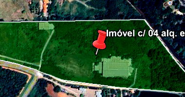 Imóvel rural com galpões, casa 3 quartos, 2 banheiros e área construída ampla