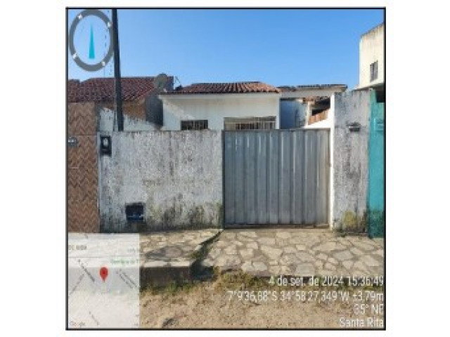 Casa com 2 quartos e 1 vaga em Santa Rita/PB