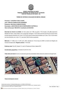 Lote Urbano em Itaberaí-GO com 250m²