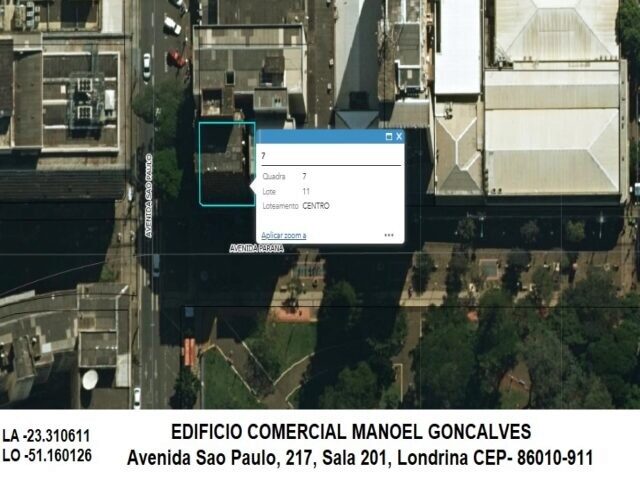 Sala Comercial Conjunto 201 - 59m² - Edifício Manoel Gonçalves