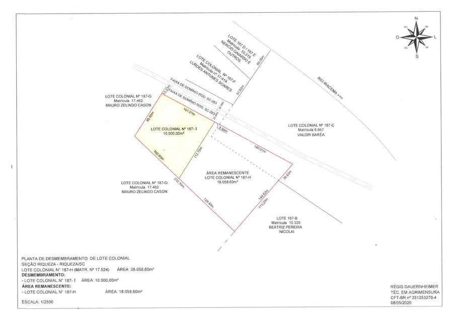 Terreno de 10.000 m² em Riqueza/SC - Oportunidade Única!