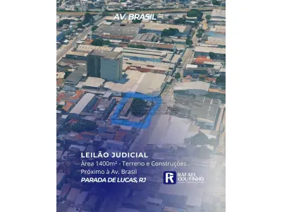 Terreno com Construções em Vigário Geral/RJ - 1.400m²