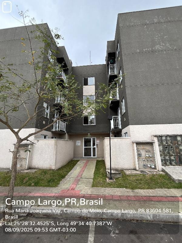 Apartamento com 43,61m² em Campo Largo/PR