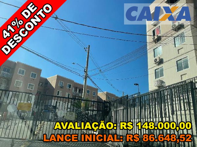 Apartamento com 2 quartos e 44,16m² de área total