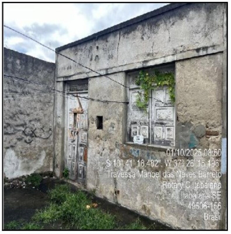 Terreno em Itabaiana-SE com 143,95m²