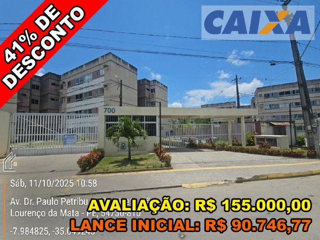 Apartamento com 2 quartos e 1 vaga em condomínio clube