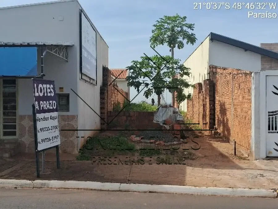 Terreno com 150m² em Paraíso/SP
