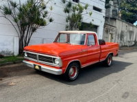 FORD F100 1980 Laranja - Motor Desmontado
