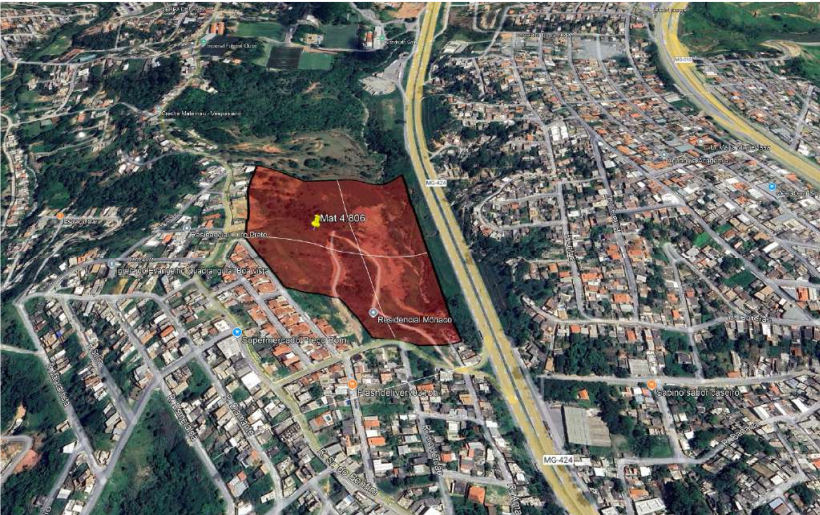 Terreno de 90.471m² em Condomínio Mônaco - Vespasiano/MG