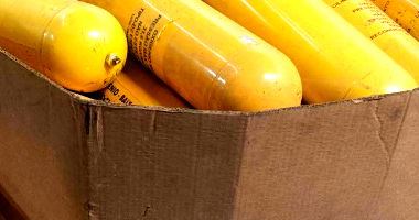 Lote de Materiais - Extintores de Aviação