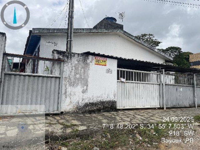 Casa com 58,59m² em Bayeux/PB