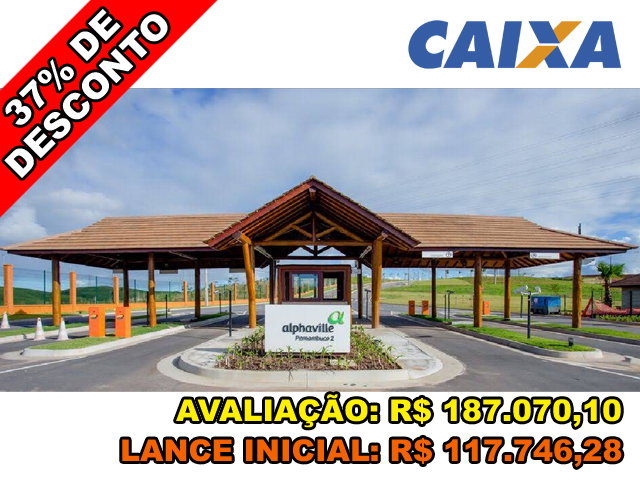 Terreno com 403,44m² em Jaboatão dos Guararapes/PE