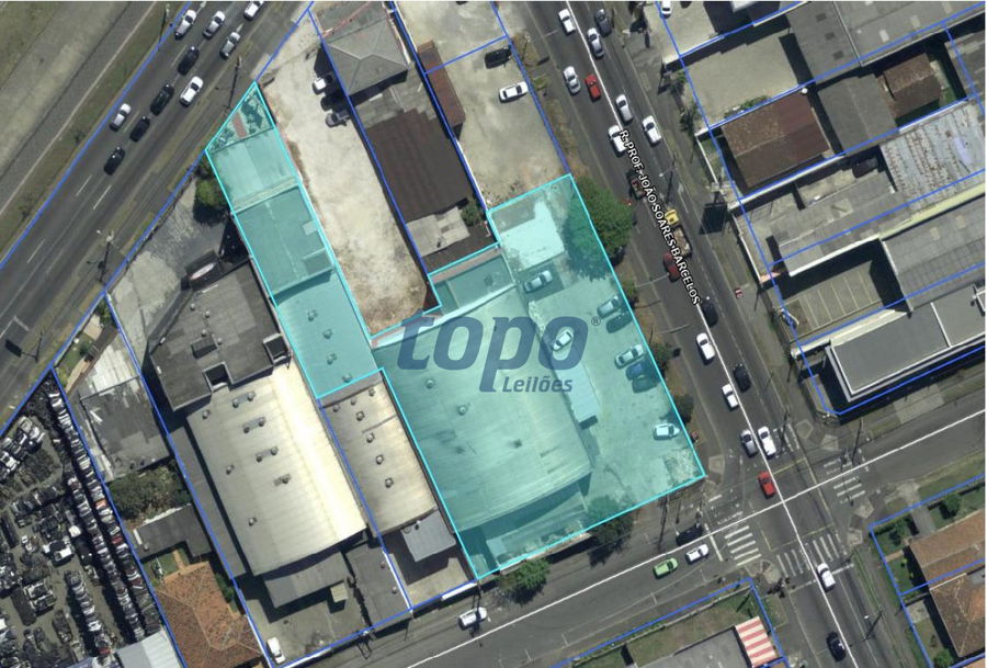 Imóvel Comercial com Área Total de 2.209,77m² em Curitiba/PR
