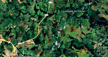Terreno rural de 12.100 m² sem benfeitorias, mata e banhado