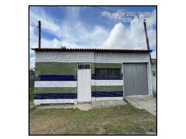 Casa com 60,9m² e Terreno com 160m² em Santa Rita/PB