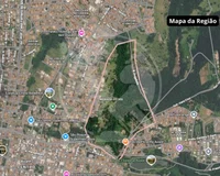 Gleba urbana com 58 m² construídos em área de 5.214 m²