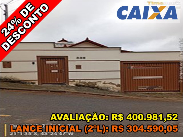 Casa de 108m² com terreno de 685m² em Alto Rio Doce, MG