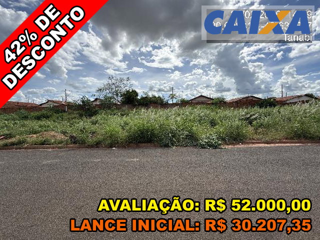 Terreno 128m² em Tanabi/SP com ótima localização