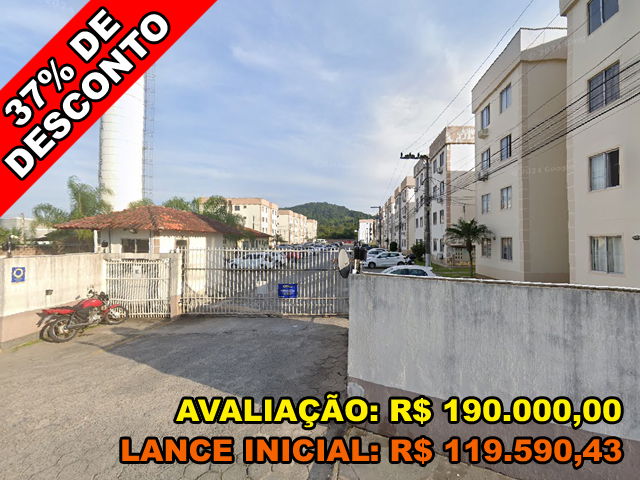 Apartamento 2 quartos 41,66m² privativos, desocupado