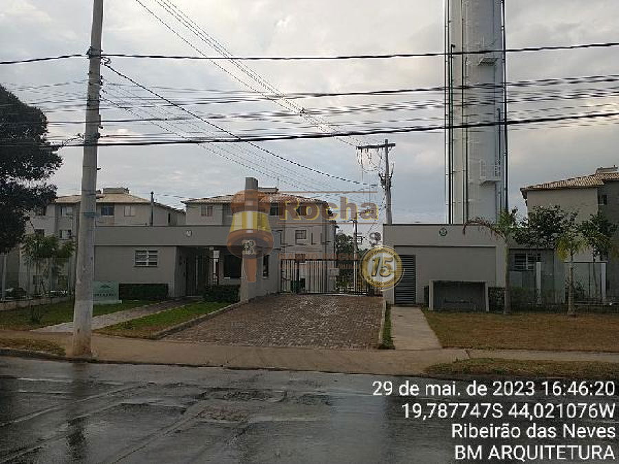 Apartamento com 2 quartos e 1 vaga em Ribeirão das Neves