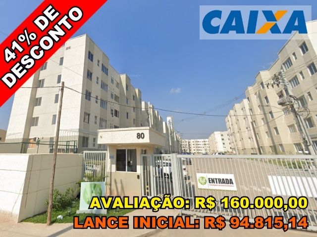 Apartamento 2 quartos em Belford Roxo/RJ com 41m² privativos