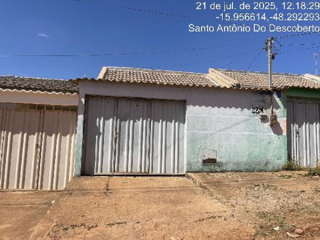 Casa com 69,95m² e 2 quartos em Santo Antônio do Descoberto/GO
