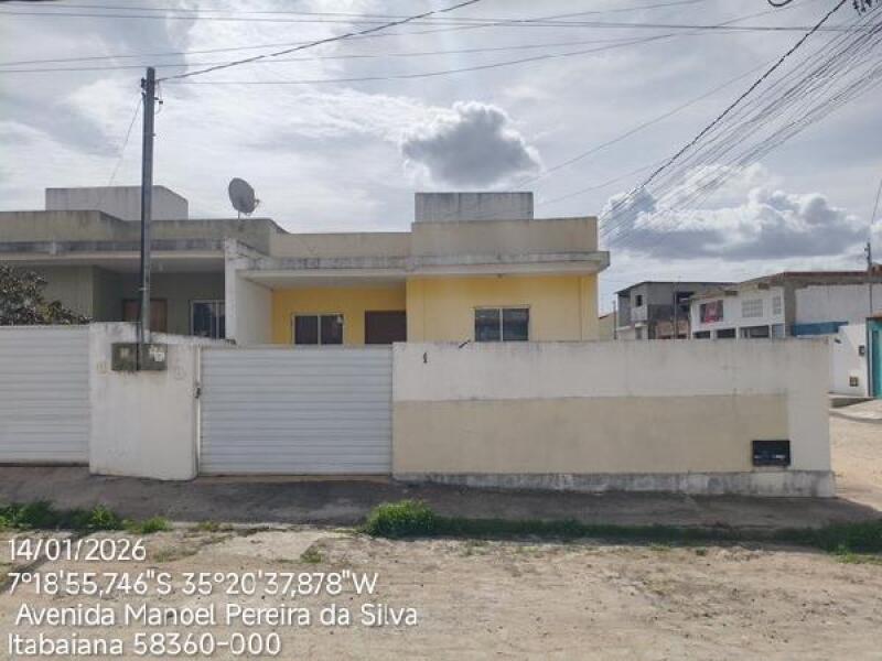 Casa com 2 quartos, 1 vaga de garagem, 50,9m² em Itabaiana/PB