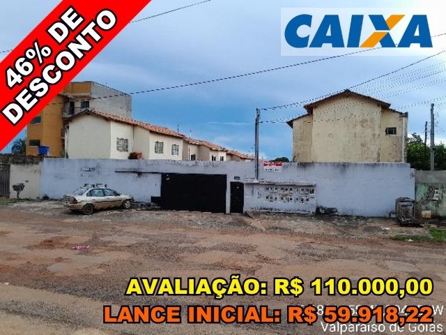 Casa com 2 quartos em Valparaíso de Goiás