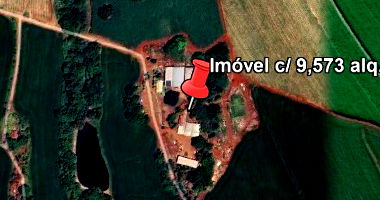 Imóvel rural com 9.573 alqueires paulista, área total 231.666,6m²