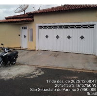 Casa com 2 quartos em São Sebastião do Paraíso/MG