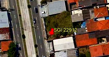 Terreno Urbano Desocupado em Santo André - 318m²