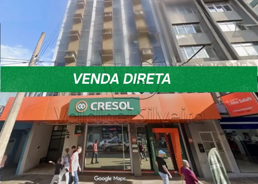 Sala Comercial com 29,52 m², 8º andar, desocupada