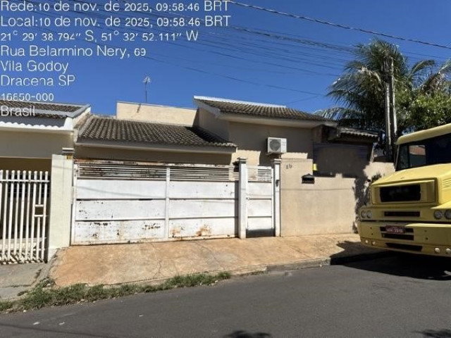 Casa com 2 quartos em Dracena/SP