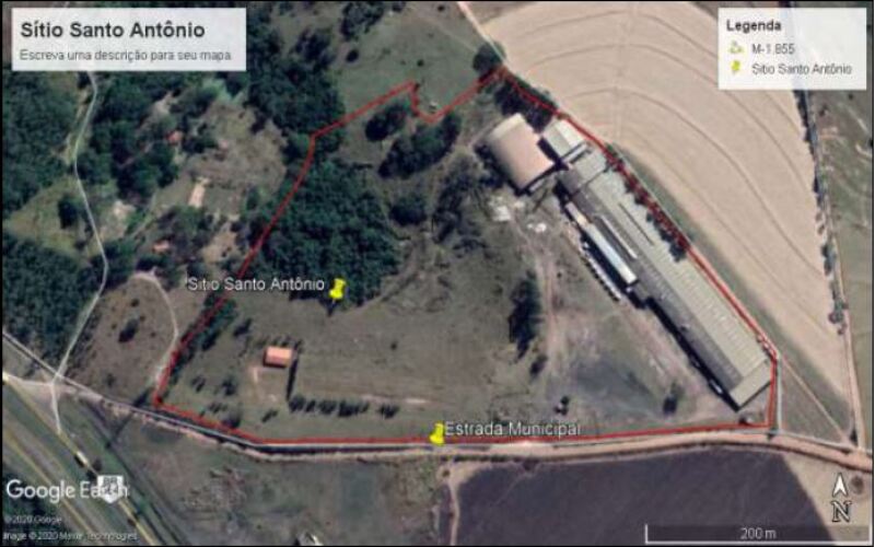 Sítio Santo Antonio com diversas benfeitorias e 15,20 ha