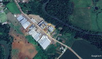 Lote urbano com pavilhão industrial, 3.718m², Riqueza/SC