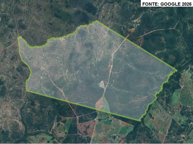 Fazenda Aracaju com 1.388,66 ha em Paranã/TO