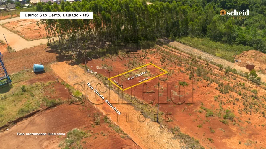 Terreno Urbano com 376,26m² em Lajeado/RS