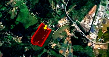 Sítio com casa pau a pique, 9,68 ha, zona rural, desocupado