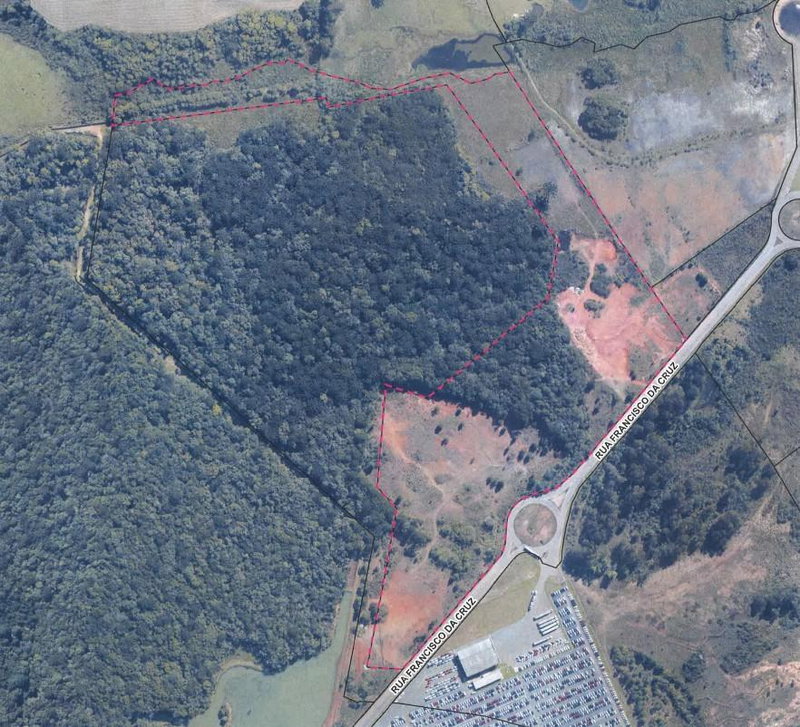 Terreno urbano de 102.059,98m² em São José dos Pinhais
