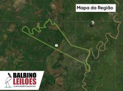 Fazenda Natureza com 1.233 ha, infraestrutura básica e energia elétrica