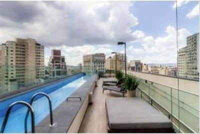 Apartamento com 1 quarto, 1 banheiro e 34 m² útil no Centro de São Paulo