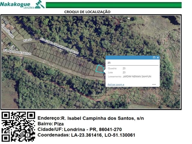 Terreno de 346m² no Jardim Neman Sahyun - Londrina/PR