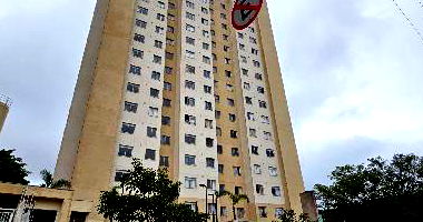 Apartamento 2 quartos, 34m², sala, cozinha, WC, área de serviço