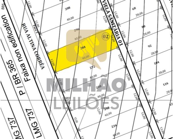 Terreno com 480m² em Guimarânia/MG - Matrícula 70.826